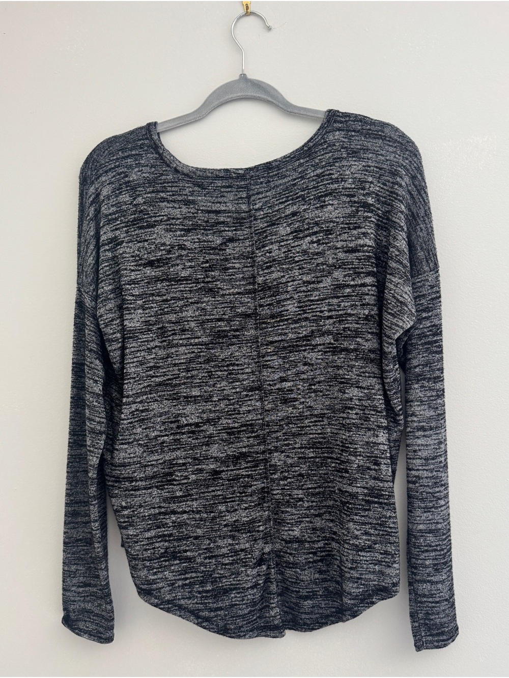Rag & Bone Marled Knit Long Sleeve Top Small Minimalist Soft Girl Era - Picture 2 of 4